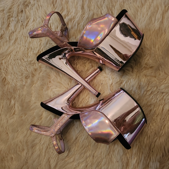 Used Pleaser adore 709 7 Inch Dance Heels Size 8 - Picture 4 of 4